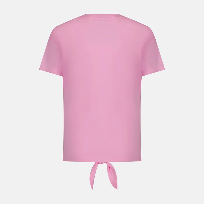 New Balance NB Essential Tie Front Tee ORBIT PINK Kids Tops New Balance NB Essential Tie Front Tee ORBIT PINK Kids Tops