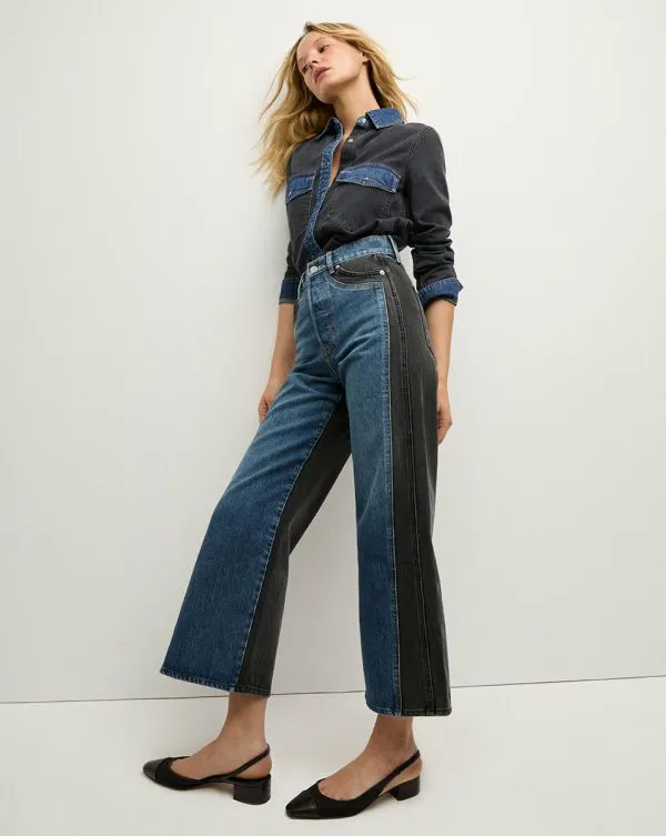 Noah Shirt Colorblock Blue Star Colorblock Women Veronica Beard Tops
