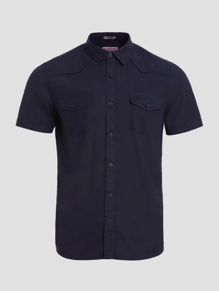 Nottingham Shirt Bleu lgant Shirts GUESS Men Nottingham Shirt Bleu lgant Shirts GUESS Men