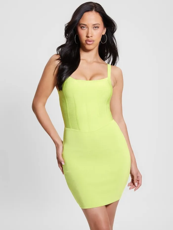 Oasis Mirage Corset Dress Dusty Kiwi Women Dresses and Jumpsuits GUESS