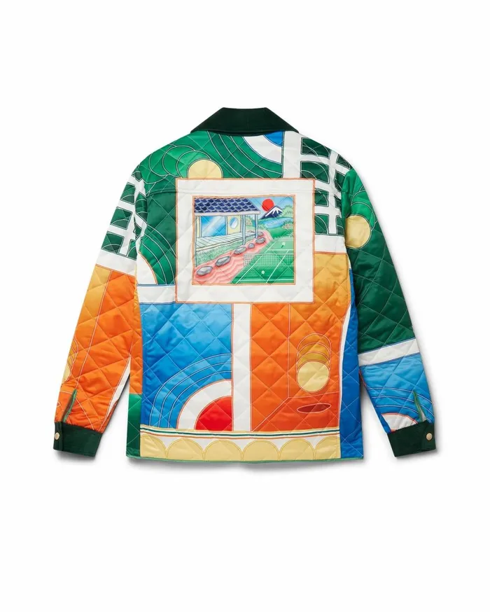 Outerwear Men Casablanca Paris Reve De Tennis Quilted Jacket