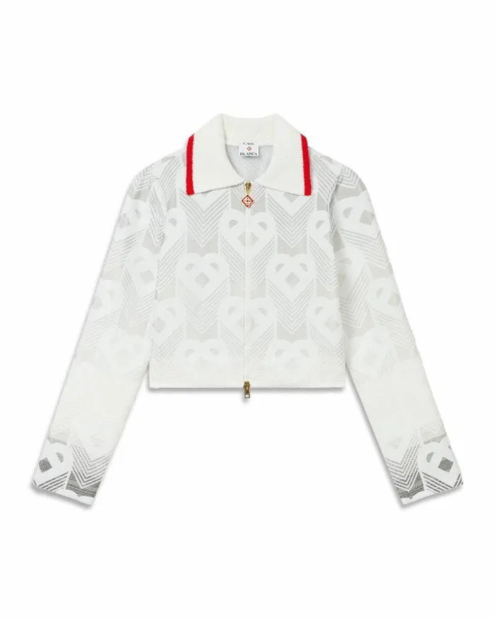 Outerwear Women Casablanca Paris Gradient Heart Monogram Towelling Jacket