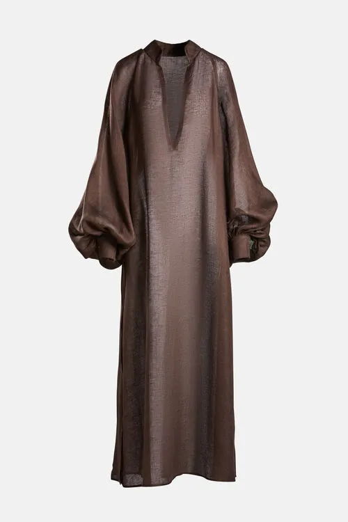 Pacchia Pacchia Chestnut Dresses and Jumpsuits Luisa Spagnoli Women Pacchia Pacchia Chestnut Dresses and Jumpsuits Luisa Spagnoli Women