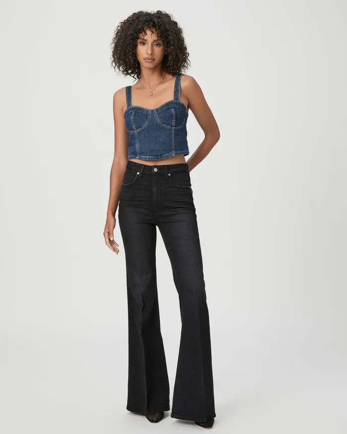 PAIGE Charlie Flare Jean 8211 Midnight Raven Women Flare
