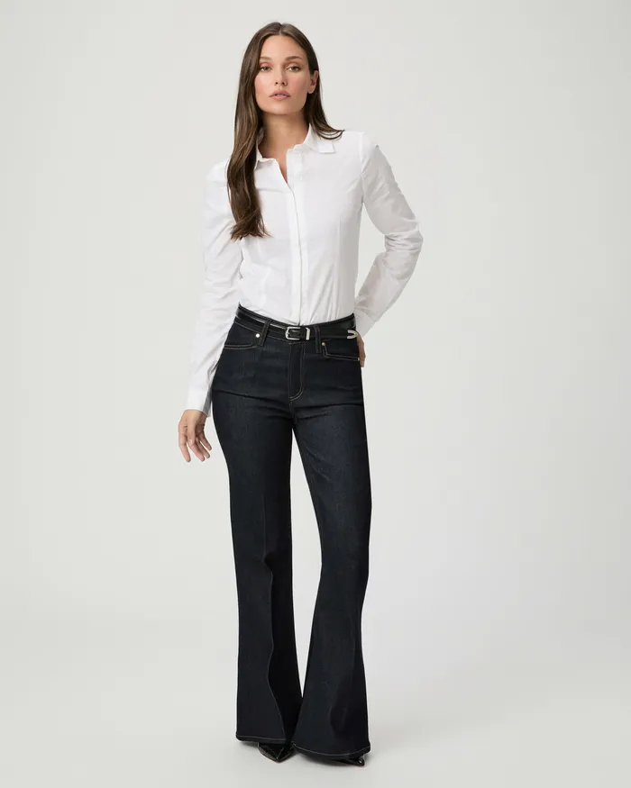 PAIGE Flare Women Charlie 32 Inch Flare Jean 8211 Kira