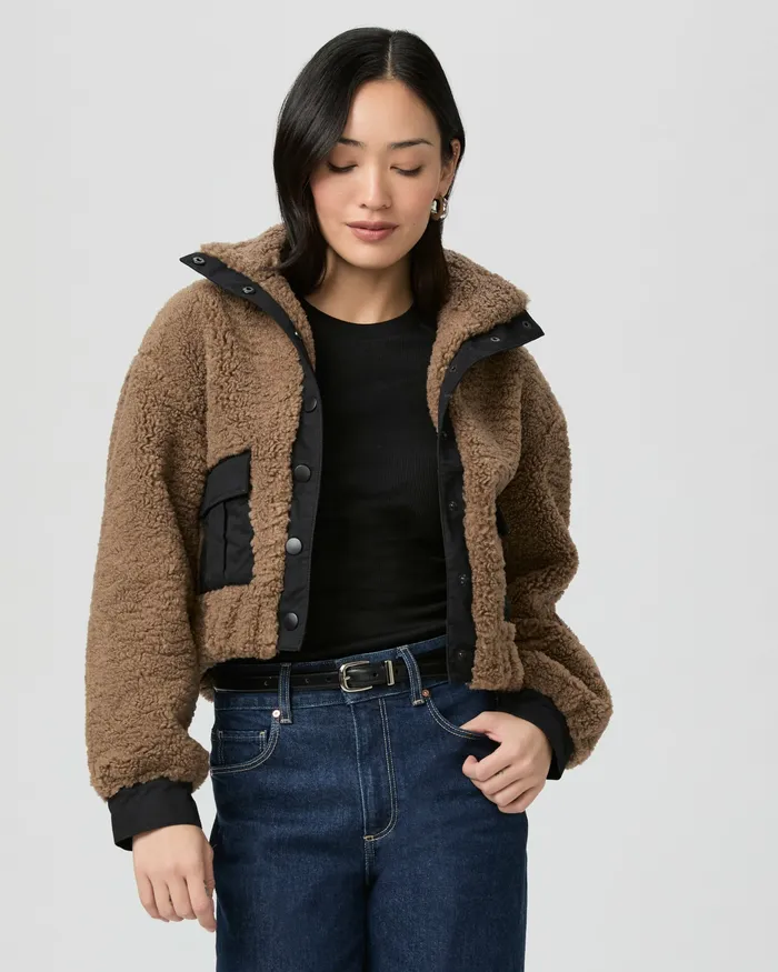 PAIGE Locklin Jacket 8211 Warm Cocoa Women Jackets and Coats
