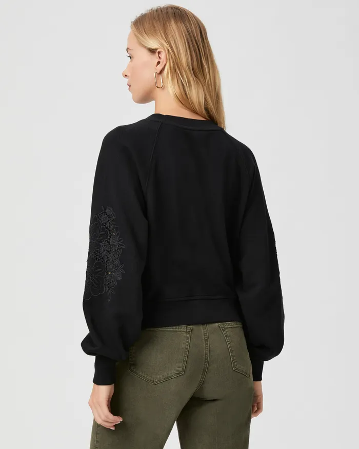PAIGE Yolanthe Sweatshirt 8211 Black Women Sweaters and Sweatshirts PAIGE Yolanthe Sweatshirt 8211 Black Women Sweaters and Sweatshirts