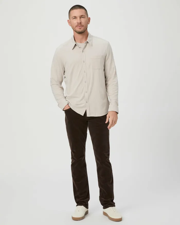Pants and Joggers Federal Slim Straight Pant 8211 Deep Woods Corduroy 8211 PAIGE Men