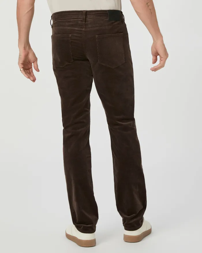 Pants and Joggers Federal Slim Straight Pant 8211 Deep Woods Corduroy 8211 PAIGE Men