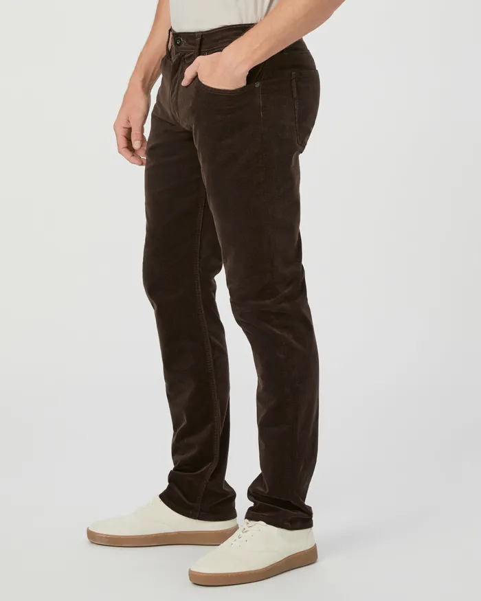 Pants and Joggers Federal Slim Straight Pant 8211 Deep Woods Corduroy 8211 PAIGE Men