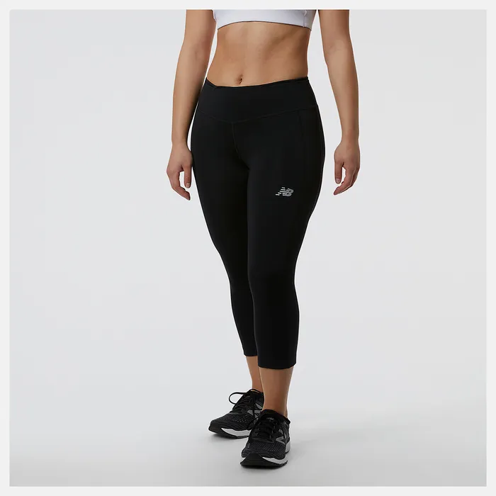 Pants and Leggings New Balance Women Accelerate Capri BLACK
