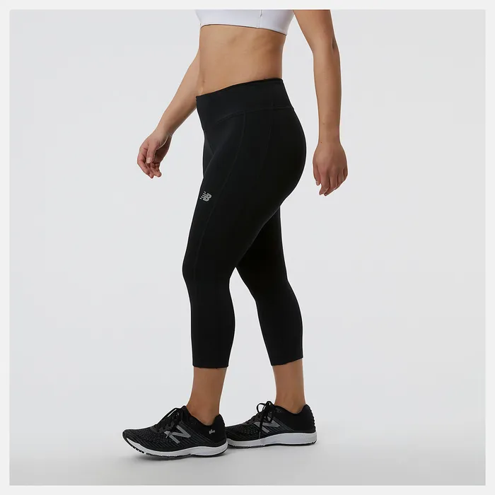 Pants and Leggings New Balance Women Accelerate Capri BLACK