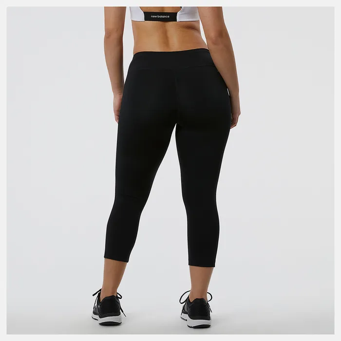 Pants and Leggings New Balance Women Accelerate Capri BLACK
