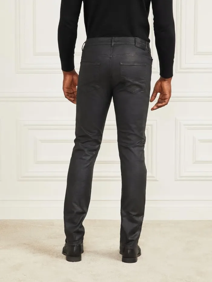 Pants and Shorts Orlando Jeans Black Leather Effect GUESS Men Pants and Shorts Orlando Jeans Black Leather Effect GUESS Men