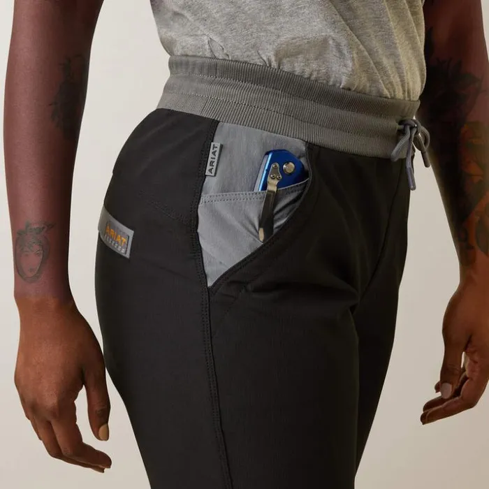 Pants and Shorts Women Ariat Rebar DuraStretch PullOn Slim Leg Pant Black