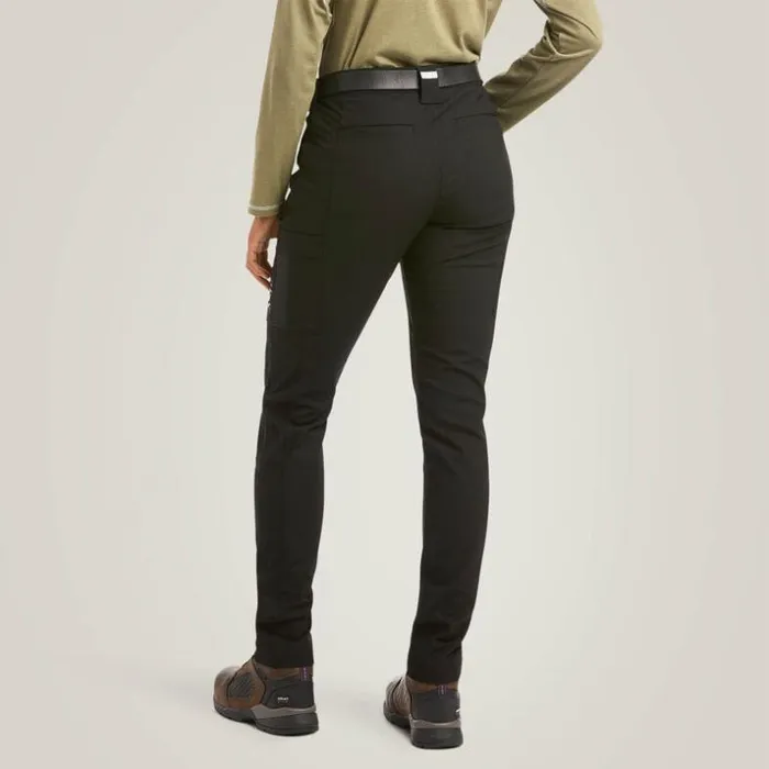 Pants and Shorts Women Ariat Rebar DuraStretch Ripstop Cargo Straight Leg Pant Black