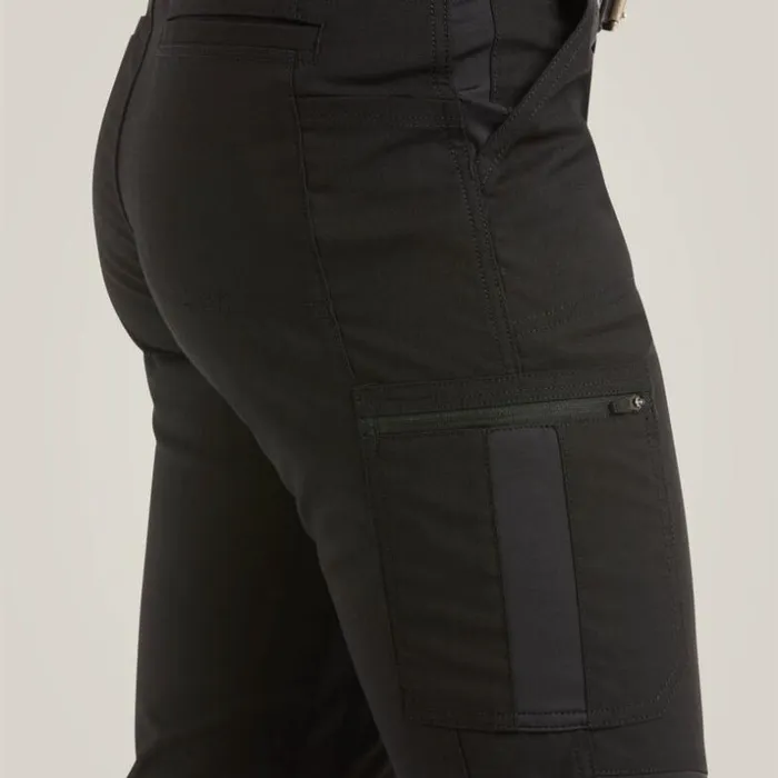 Pants and Shorts Women Ariat Rebar DuraStretch Ripstop Cargo Straight Leg Pant Black
