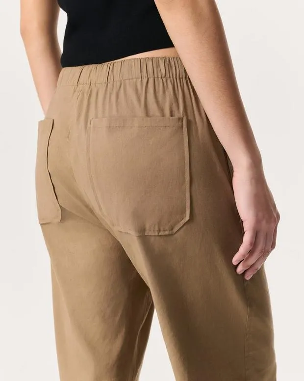 Pants Logan LinenBlend Beach Pants Muted Brown 8211 rag and bone Women