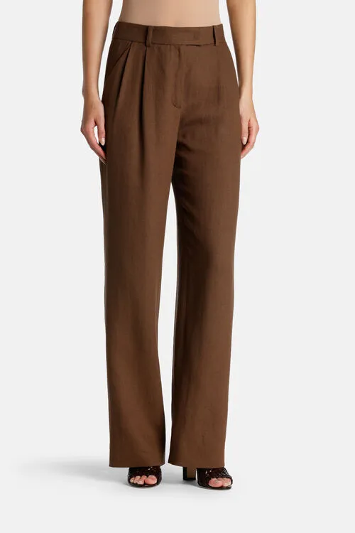 Pants Luisa Spagnoli Women Amido Amido Brown