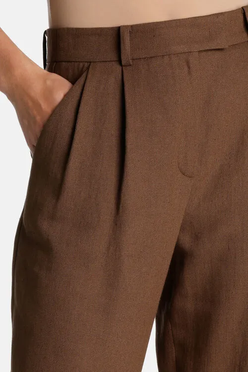 Pants Luisa Spagnoli Women Amido Amido Brown