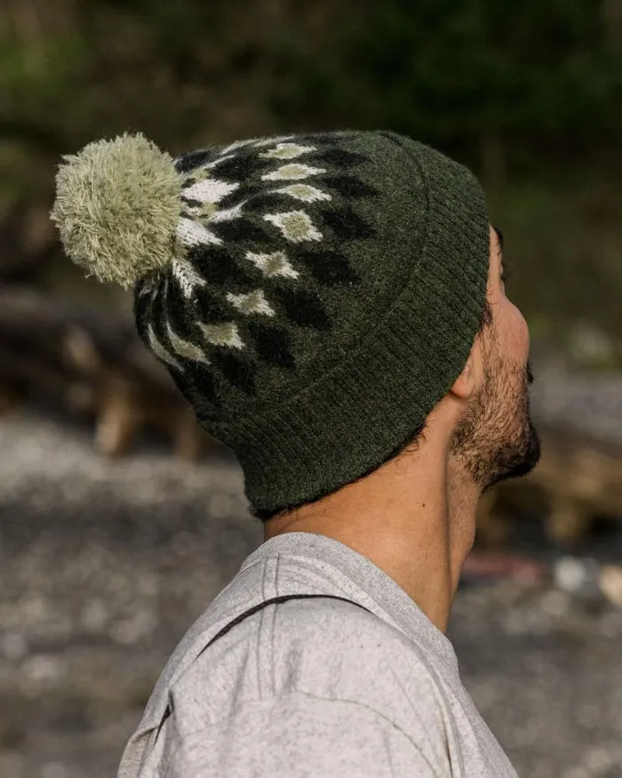 Passenger Beanies Snowdrop Recycled Bobble Hat Khaki Khaki 8211 WomenMen
