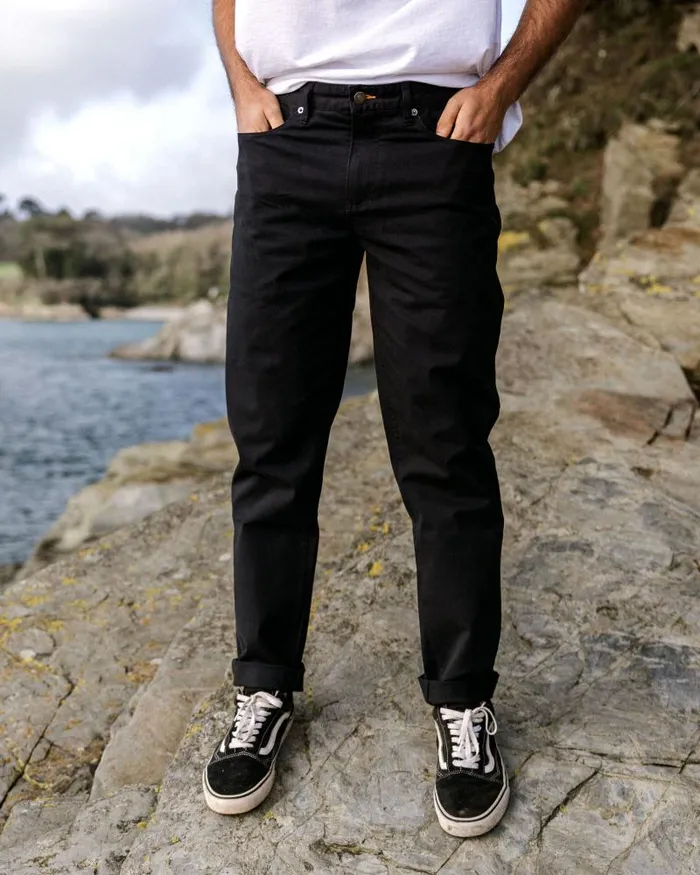 Passenger Bottoms 365 5 Pocket Trouser Black Black 8211 Men
