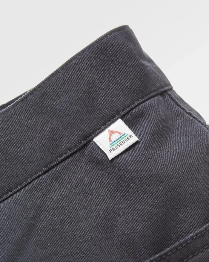 Passenger Bottoms 365 5 Pocket Trouser Black Black 8211 Men