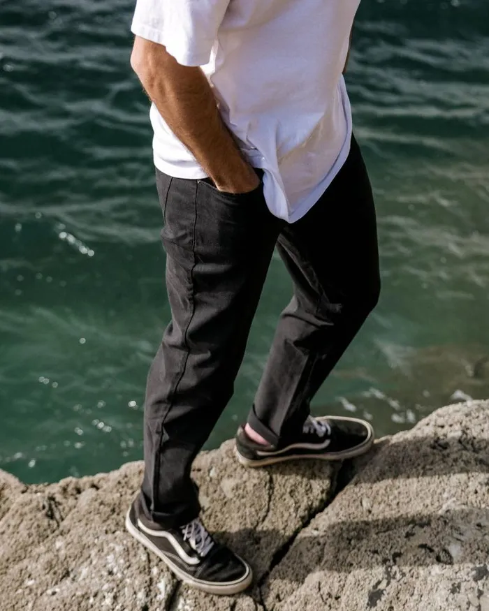 Passenger Bottoms 365 5 Pocket Trouser Black Black 8211 Men