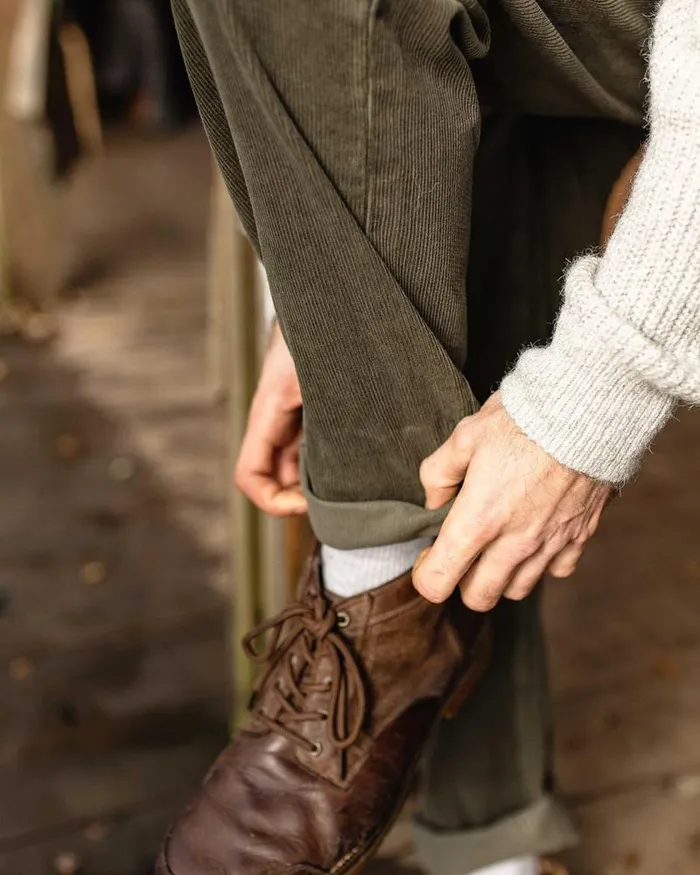 Passenger Bottoms Adventurer Cord Trouser Dusty Olive Dusty Olive 8211 Men