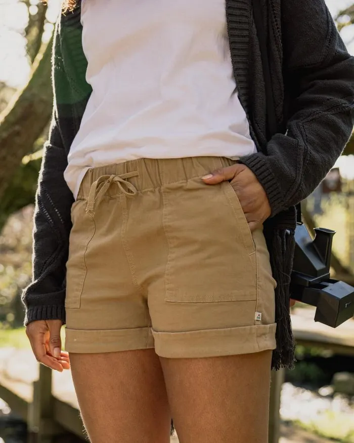 Passenger Bottoms Carriso Organic Cotton Shorts Biscuit Biscuit 8211 Women