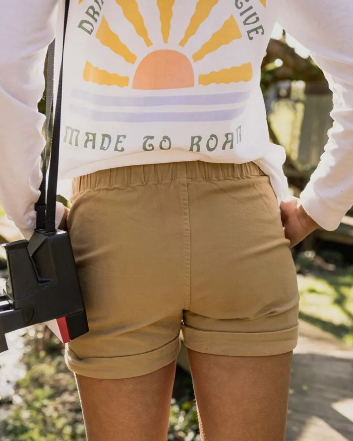 Passenger Bottoms Carriso Organic Cotton Shorts Biscuit Biscuit 8211 Women