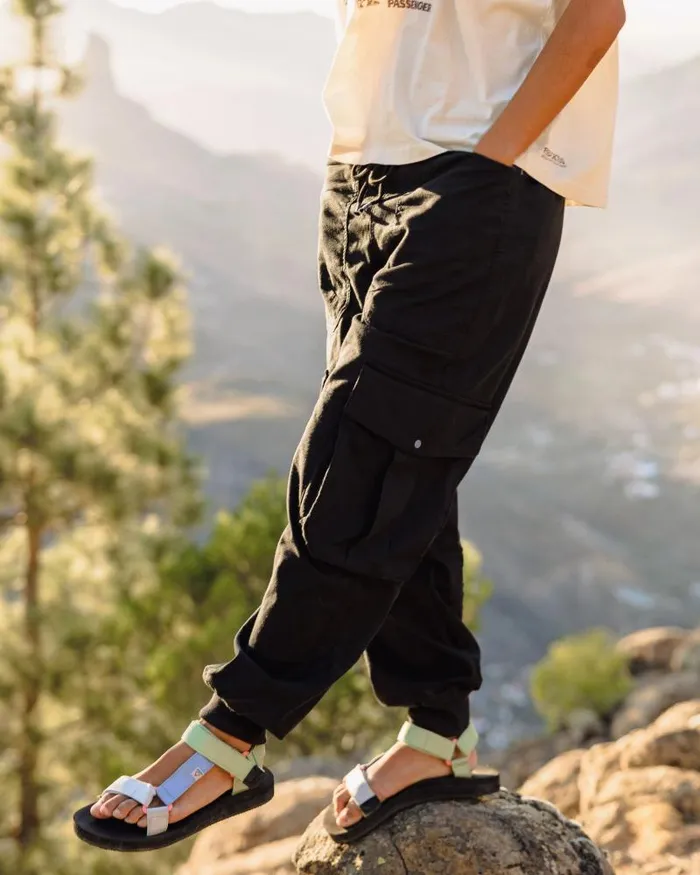 Passenger Bottoms Hydrilla Organic Cotton Trouser Black Black 8211 Women