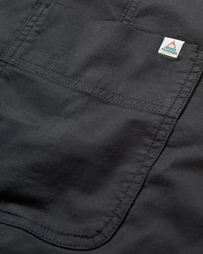 Passenger Bottoms Meadows Organic Cotton Dungarees Black Black 8211 Women