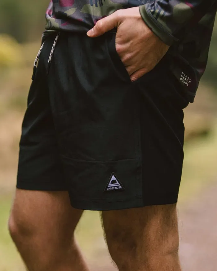 Passenger Bottoms Porto Recycled All Purpose Swim Short Black Black 8211 Men