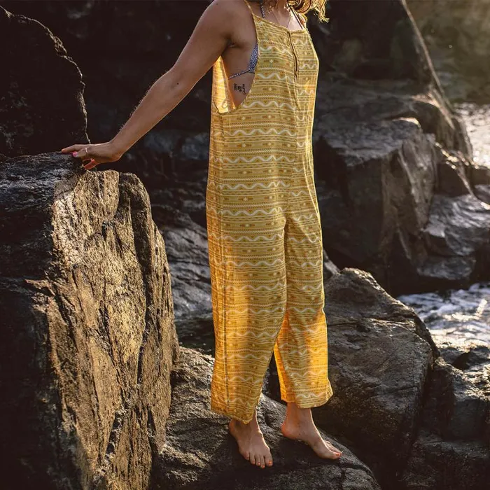 Passenger Bottoms Spirit Jumpsuit Ochre Yellow Sol Ochre Yellow Sol 8211 Women