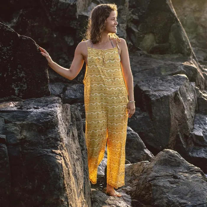Passenger Bottoms Spirit Jumpsuit Ochre Yellow Sol Ochre Yellow Sol 8211 Women