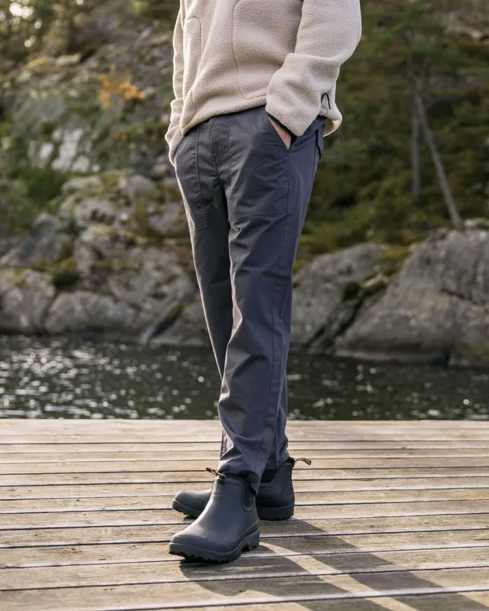 Passenger Bottoms Timeless Crop Trouser Charcoal Charcoal 8211 Men