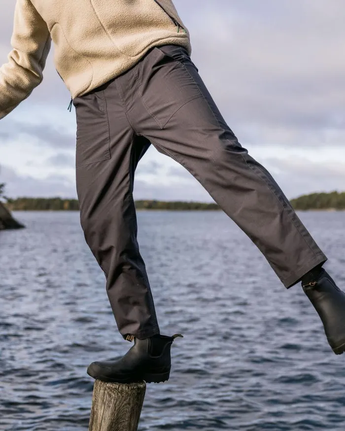 Passenger Bottoms Timeless Crop Trouser Charcoal Charcoal 8211 Men