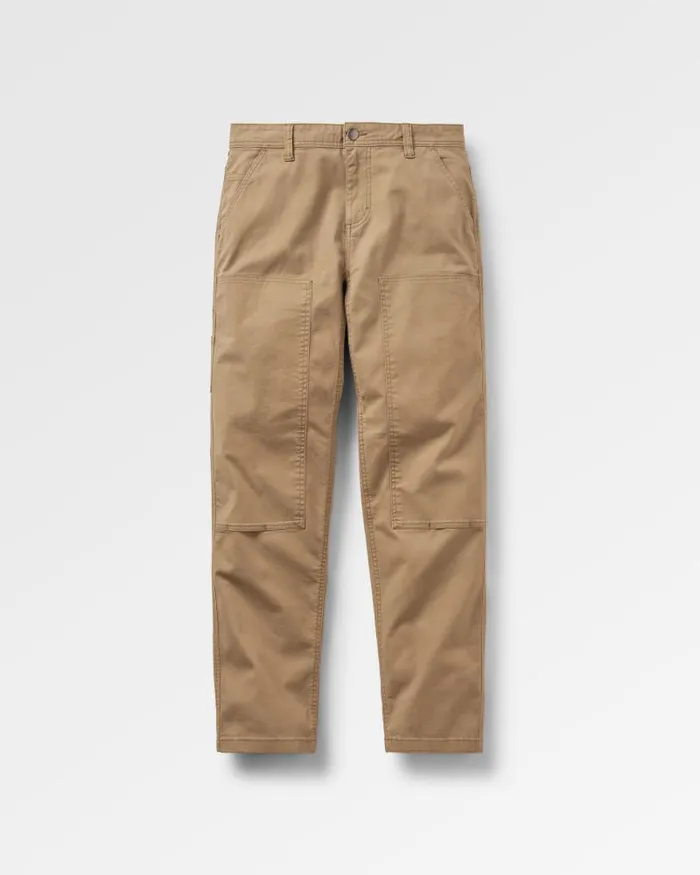 Passenger Bottoms Vantage Organic Cotton Canvas Trouser Biscuit Biscuit 8211 Men