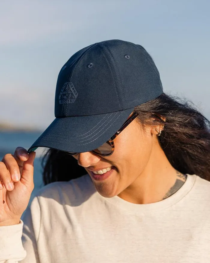 Passenger Caps and Hats Active Recycled 6 Panel Cap Dark Denim Dark Denim 8211 WomenMen