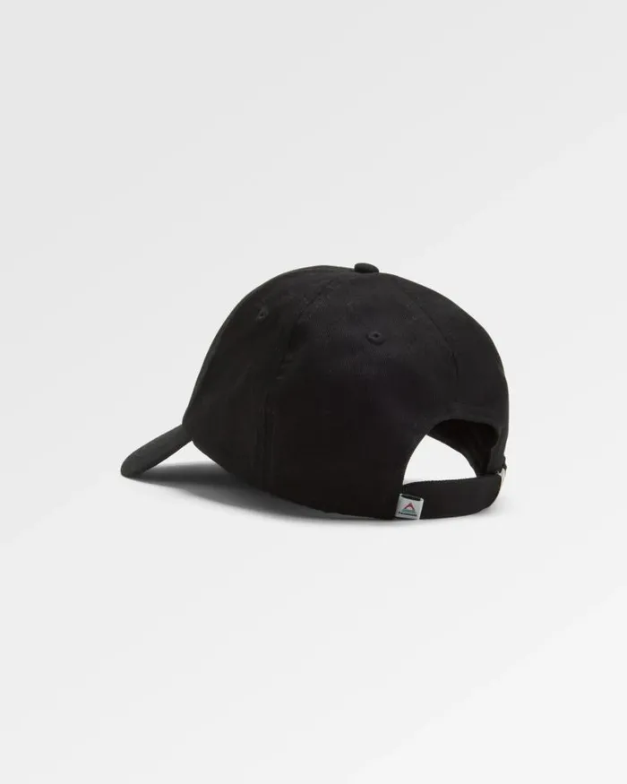 Passenger Caps and Hats Classic Recycled Cotton 6 Panel Cap Black Black 8211 WomenMen