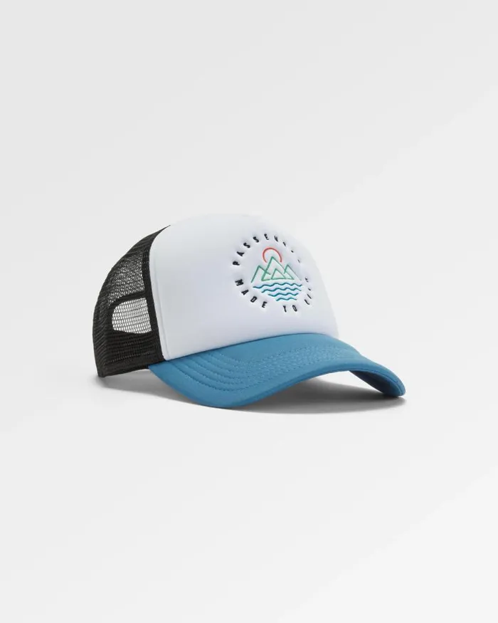 Passenger Caps and Hats Escapism Snapback Trucker Cap BlackMoonlight Blue Blackmoonlight Blue 8211 WomenMen Passenger Caps and Hats Escapism Snapback Trucker Cap BlackMoonlight Blue Blackmoonlight Blue 8211 WomenMen