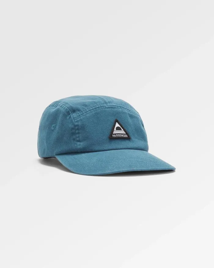 Passenger Caps and Hats Fixie Recycled 5 Panel Cap Tidal Blue Tidal Blue 8211 WomenMen Passenger Caps and Hats Fixie Recycled 5 Panel Cap Tidal Blue Tidal Blue 8211 WomenMen
