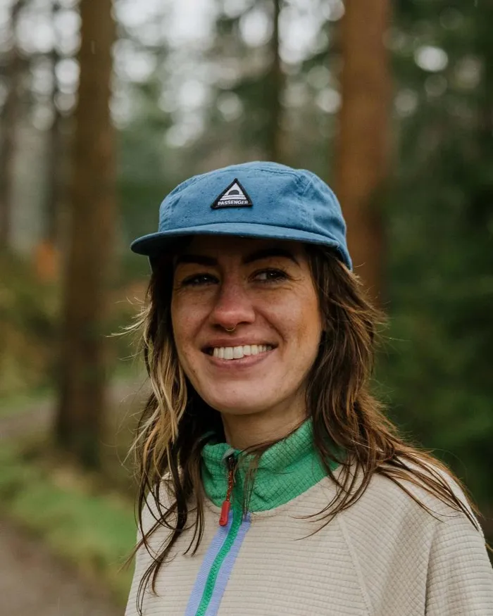 Passenger Caps and Hats Fixie Recycled 5 Panel Cap Tidal Blue Tidal Blue 8211 WomenMen
