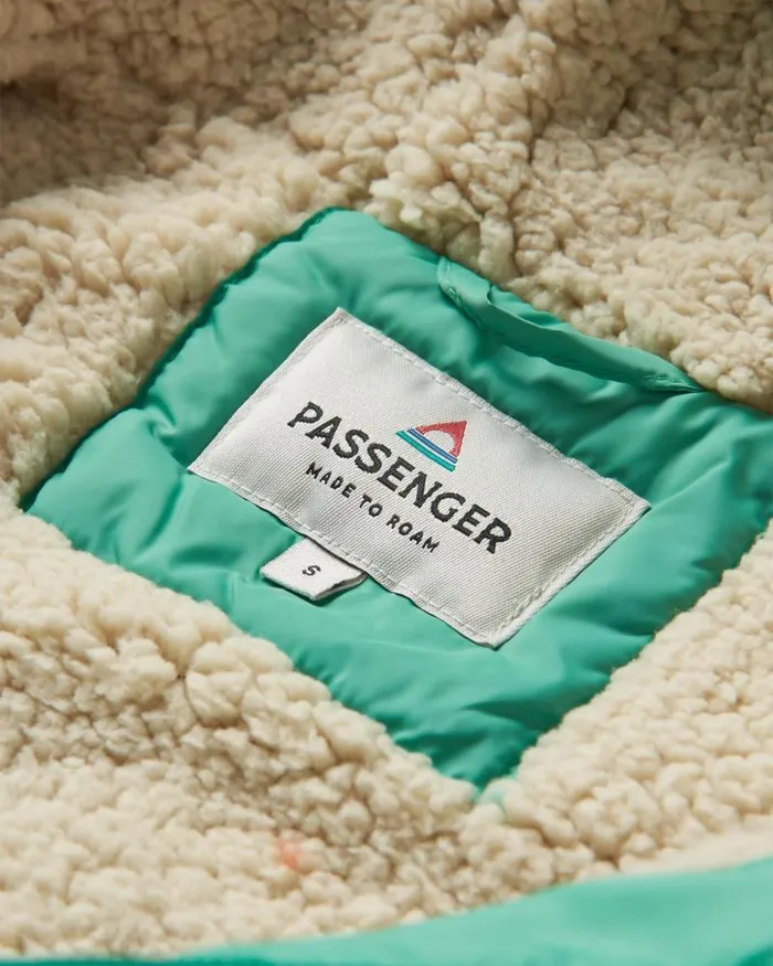 Passenger Jackets Earthy Recycled Sherpa Lined Insulated Jacket Green Spruce Green Spruce 8211 Women