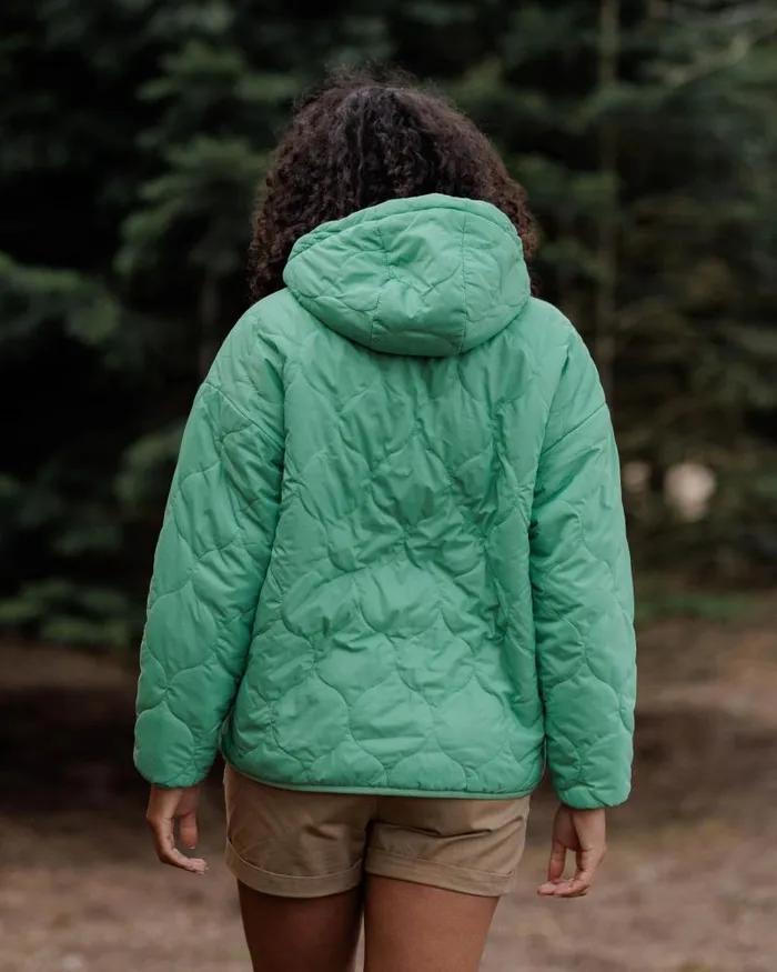 Passenger Jackets Earthy Recycled Sherpa Lined Insulated Jacket Green Spruce Green Spruce 8211 Women