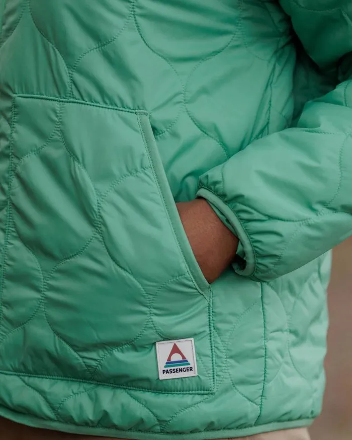 Passenger Jackets Earthy Recycled Sherpa Lined Insulated Jacket Green Spruce Green Spruce 8211 Women