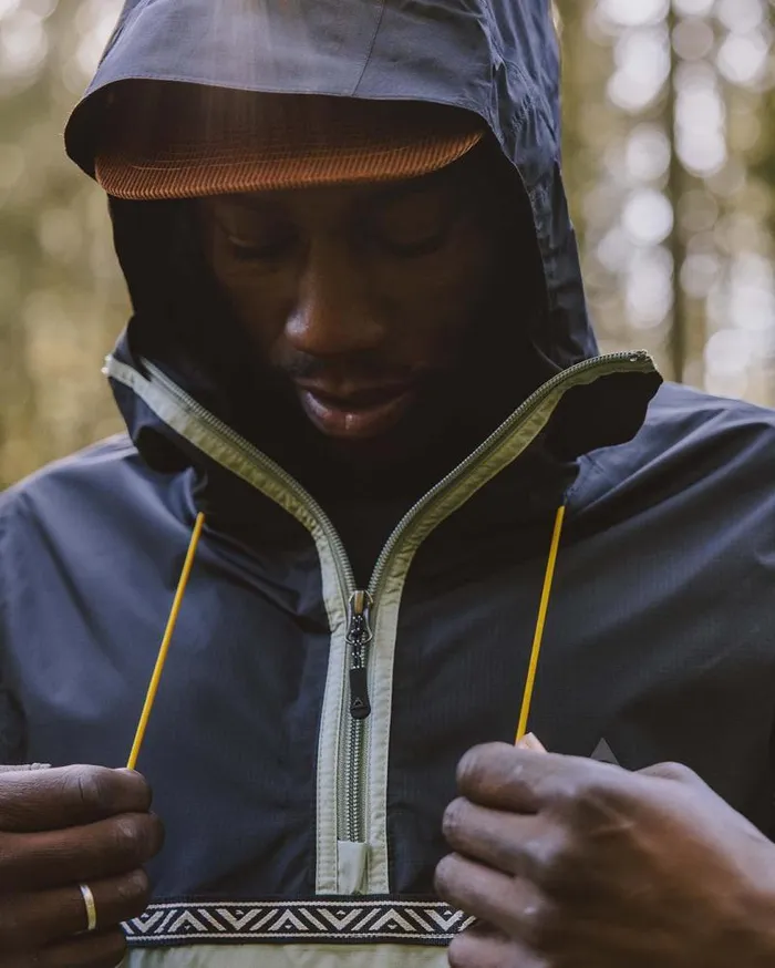 Passenger Jackets Flow 12 Zip Recycled Water Resistant Jacket True BlackPistachio True Blackpistachio 8211 Men