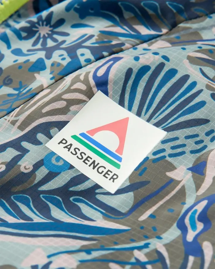Passenger Jackets Viento Recycled Windshell Smock Abstract Seaweed Pistachio Abstract Seaweed Pistachio 8211 Women