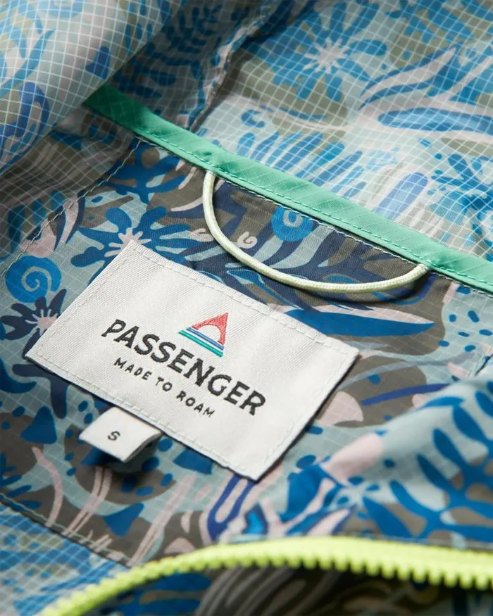Passenger Jackets Viento Recycled Windshell Smock Abstract Seaweed Pistachio Abstract Seaweed Pistachio 8211 Women